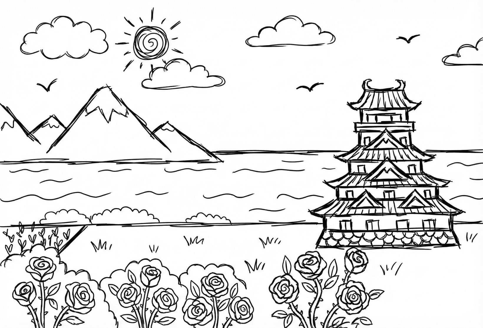 KB parkの楽しげな背景グラフィック
